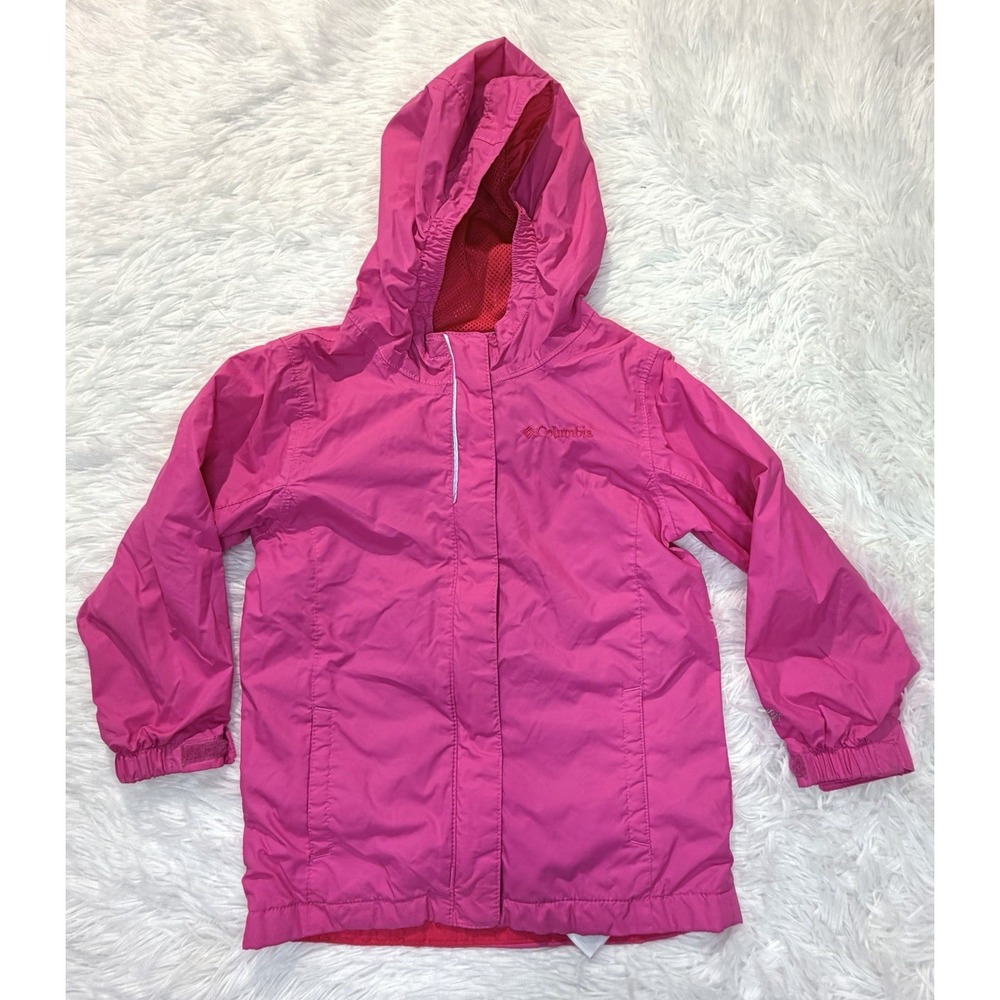 Columbia Kids Girls pink Windbreaker Jacket, Size 4T everyday wear